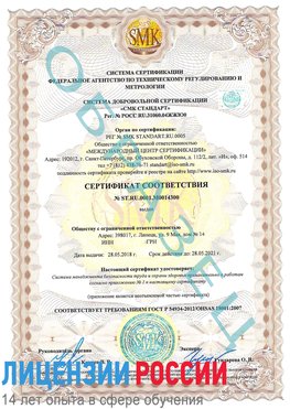 Образец сертификата соответствия Богданович Сертификат OHSAS 18001